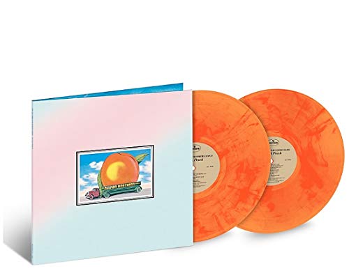 THE ALLMAN BROTHERS BAND - EAT A PEACH YELLOW & RED SWIRL (VINYL)