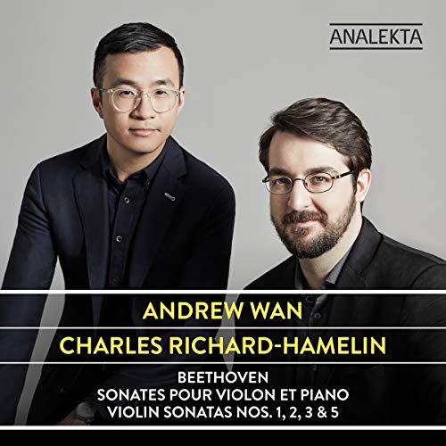 ANDREW WAN / CHARLES RICHARD-HAMELIN - SONATES POUR VIOLON ET PIANO NOS. 1, 2, 3 & 5 (CD)