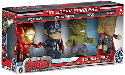 AVENGERS: AOU: IRON MAN/CAPTAIN AMERICA/ - MINI WACKY WOBBLERS