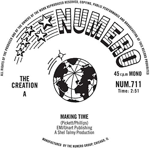 CREATION - MAKING TIME B/W MAKING TIME (INSTRUMENTAL) (VINYL)