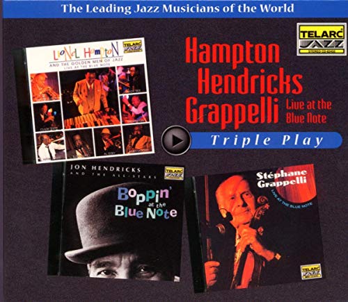 HAMPTON/HENDRICKS/GRAPPELLI - TRIPLE PLAY LIVE AT THE BLUE