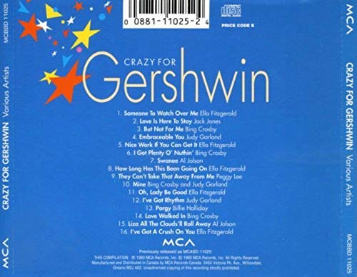 VARIOUS - CRAZY FOR GERSHWIN