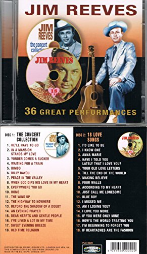 JIM REEVES - 36 GREAT PERFORMANCES OF JIM REEVES 2CD