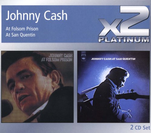 CASH, JOHNNY - X2 PLATINUM - AT FOLSOM PRISON / AT SAN QUENTIN (2CD)