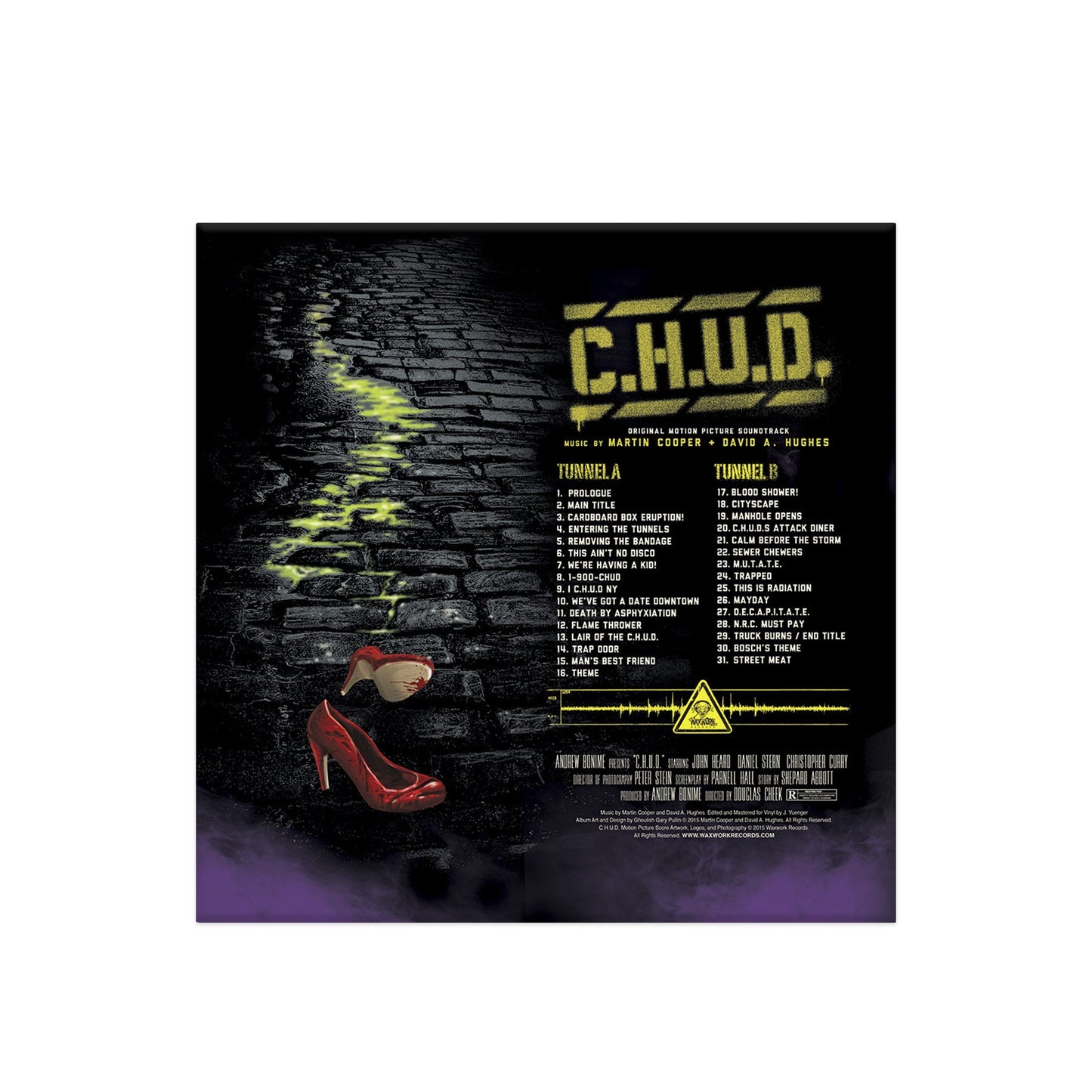 MARTIN COOPER & DAVID HUGHES - C.H.U.D. OST (180G/TOXIC WASTE SPLATTER VINYL)