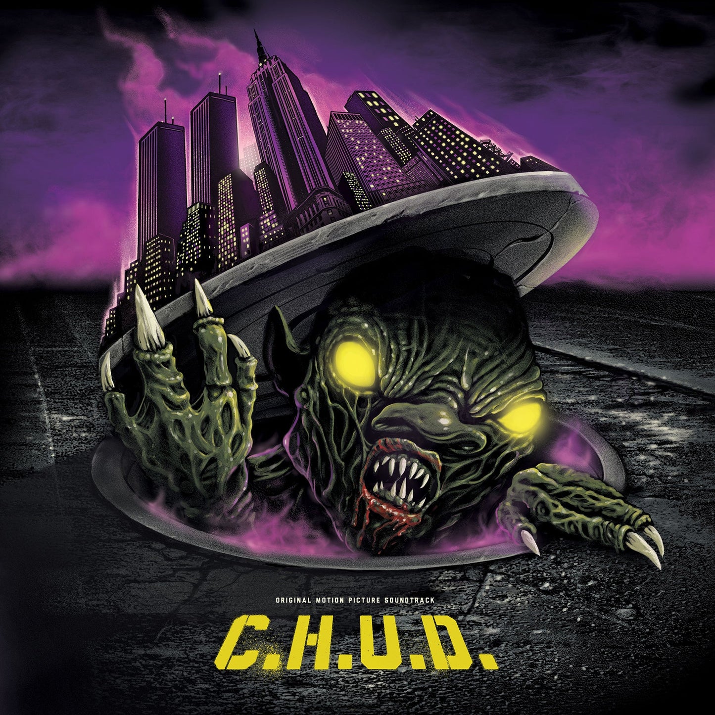 MARTIN COOPER & DAVID HUGHES - C.H.U.D. OST (180G/TOXIC WASTE SPLATTER VINYL)