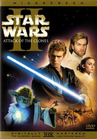 STAR WARS EPISODE 2 ATTACK OF THE CLONES DVD MOVIE