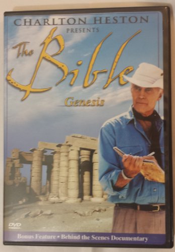 CHARLTON HESTON PRESENTS THE BIBLE, (4 DVD SET) - PLUS BONUS FEATURE: BEHIND THE SCENES DOCUMENTARY