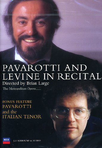 PAVAROTTI, LUCIANO & JAMES LEVINE  - DVD-IN RECITAL 1988