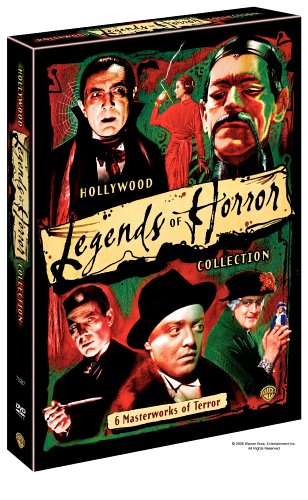 HOLLYWOOD LEGENDS OF HORROR COLLECTION  - DVD-6 MASTERWORKS OF TERROR