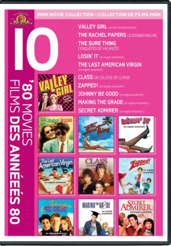 MGM 10 '80S MOVIES (VALLEY GIRL, THE SURE THING, THE RACHEL PAPERS, LOSIN' IT, THE LAST AMERICAN VIRGIN, CLASS, ZAPPED!, JOHNNY BE GOOD, MAKING THE GRADE, SECRET ADMIRER)