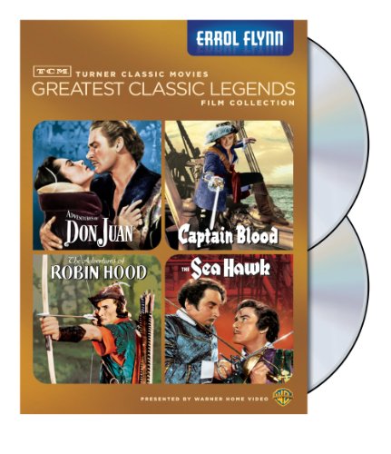 TCM GREATEST CLASSIC FILM COLLECTION: LEGENDS - ERROL FLYNN (THE ADVENTURES OF ROBIN HOOD / CAPTAIN BLOOD / THE SEA HAWK / ADVENTURES OF DON JUAN)