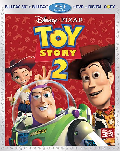 TOY STORY 2  - BLU-3D-INC BLU & DVD COPIES