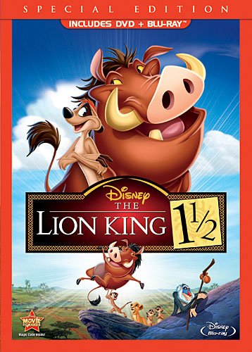 THE LION KING 1 1/2 SPECIAL EDITION 2 DISC BLU-RAY COMBO PACK