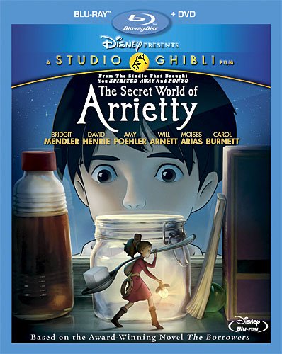 SECRET WORLD OF ARRIETTY  - BLU-STUDIO GHIBLI-INC. DVD COPY