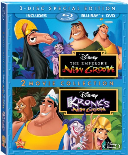 THE EMPEROR'S NEW GROOVE & KRONK'S NEW GROOVE 2-MOVIE COLLECTION [BLU-RAY + DVD]