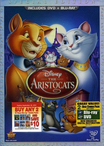 THE ARISTOCATS: SPECIAL EDITION (DVD COMBO PACK) [BLU-RAY + DVD]