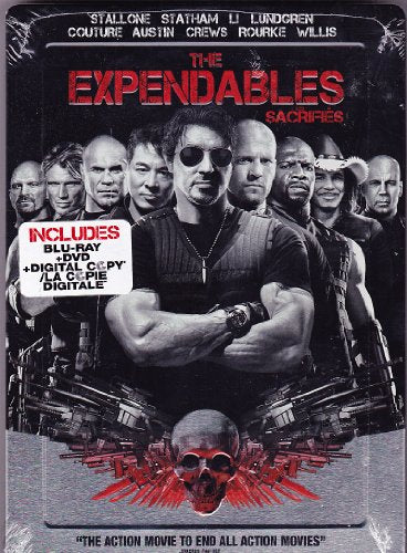 BLU-RAY/DVD: THE EXPENDABLES STEELBOOK