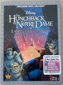 HUNCHBACK OF NOTRE DAME  - BLU-1996/2001-DISNEY ANIMATED (DVD CASE)