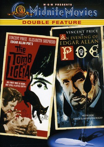 TOMB OF LIGEIA/AN EVENING OF EDGAR ALLAN  - DVD-MIDNITE MOVIES DOUBLE FEATURE