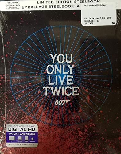 YOU ONLY LIVE TWICE (JAMES BOND)  - BLU-STEELBOOK