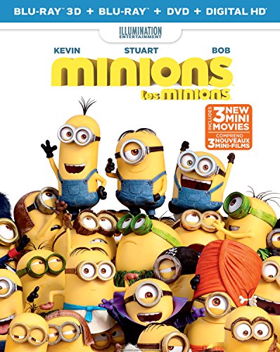 MINIONS [BLU-RAY 3D + DVD + DIGITAL COPY]