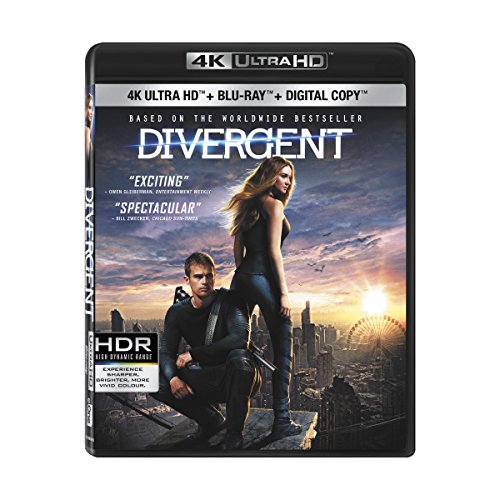 DIVERGENT [4K + BLU-RAY +  DIGITAL COPY]