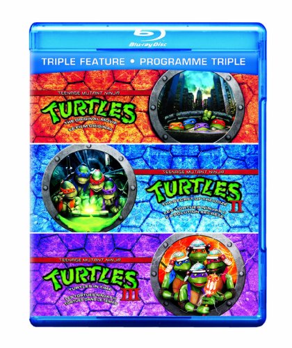 TEENAGE MUTANT NINJA TURTLES (MOVIE)  - BLU-TRIPLE FEATURE