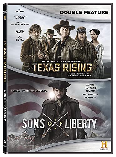 TEXAS RISING/SONS OF LIBERTY  - DVD-DOUBLE FEATURE