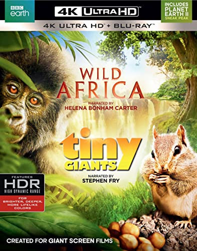 WILD AFRICA/TINY GIANTS (4K ULTRA HD) [BLU-RAY]
