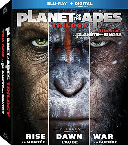 PLANET OF THE APES TRILOGY BOX SET (BILINGUAL) [BLU-RAY]