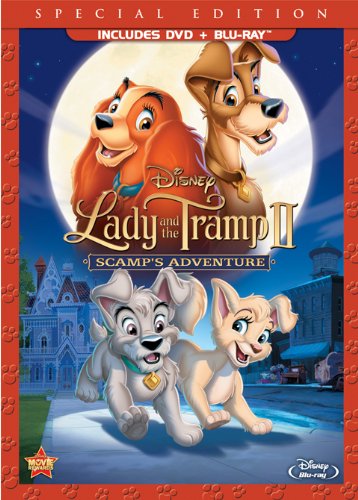 LADY & THE TRAMP II: SCAMP'S ADVENTURE  - BLU-INC. DVD COPY (DVD CASE)