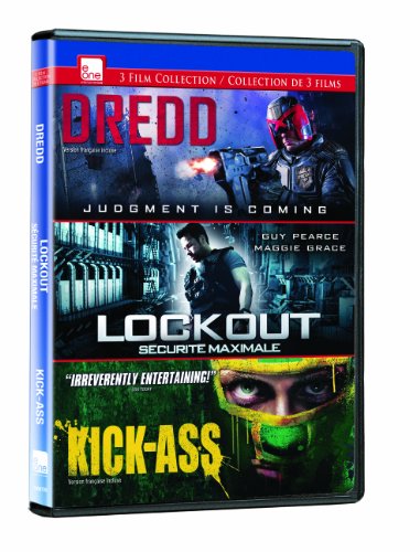 DREDD/LOCKOUT/KICK-ASS  - DVD-TRIPLE FEATURE