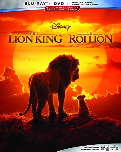 THE LION KING (2019) [BLU-RAY + DVD + DIGITAL] (BILINGUAL)