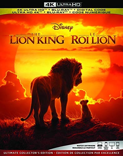 THE LION KING (2019) [4K ULTRA HD + BLU-RAY + DIGITAL] (BILINGUAL)