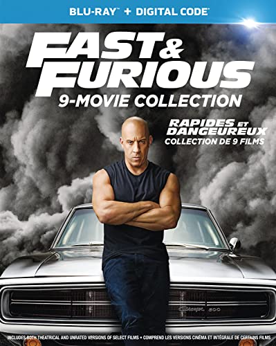 FAST & FURIOUS 9-MOVIE COLLECTION - BLU-RAY + DIGITAL