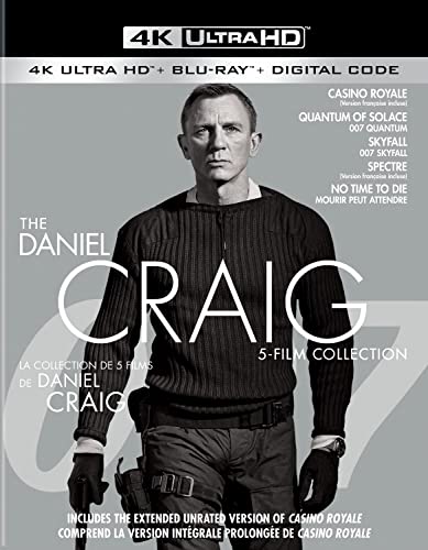 JAMES BOND: THE DANIEL CRAIG 5-FILM COLLECTION (BIL/DIGITAL + BD + 4KUHD) [BLU-RAY]