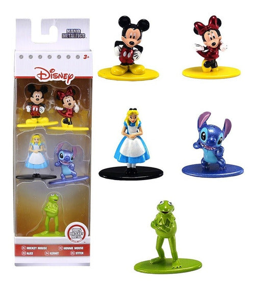 DISNEY: MICKEY/MINNIE/ALICE/KERMIT/STITCH - NANO METALFIGS-DIE-CAST METAL