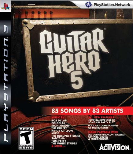 GUITAR HERO 5 STAND ALONE SOFTWARE (BILINGUAL GAME-PLAY) - PLAYSTATION 3 STANDARD EDITION