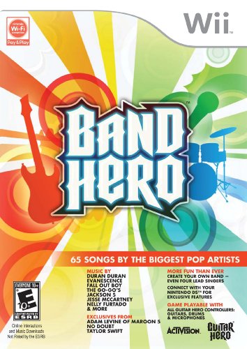 BAND HERO STAND ALONE SOFTWARE - WII STANDARD EDITION