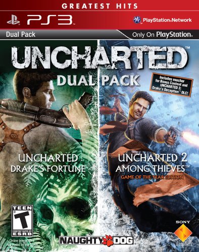 UNCHARTED 1 AND 2 DUAL PACK - PLAYSTATION 3 STANDARD EDITION