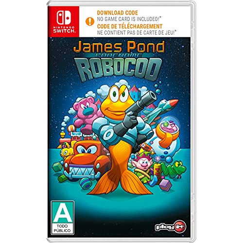 JAMES POND CODENAME ROBOCOD NINTENDO SWITCH GAMES AND SOFTWARE