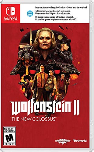 WOLFENSTEIN 2: THE NEW COLOSSUS NINTENDO SWITCH GAMES AND SOFTWARE