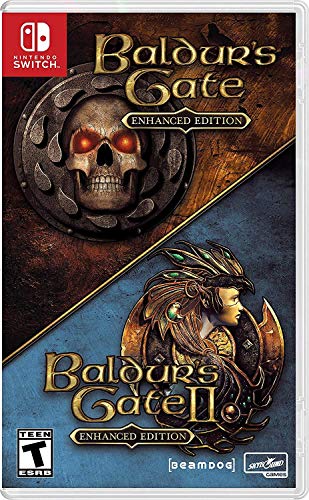 BALDURS GATE & BALDURS GATE 2 ENHANCED EDITION 2 PACK NINTENDO SWITCH GAMES AND SOFTWARE