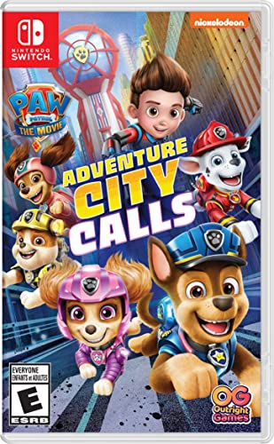 PAW PATROL THE MOVIE ADVENTURE CITY CALLS - NINTENDO SWITCH GAMES AND SOFTWARE