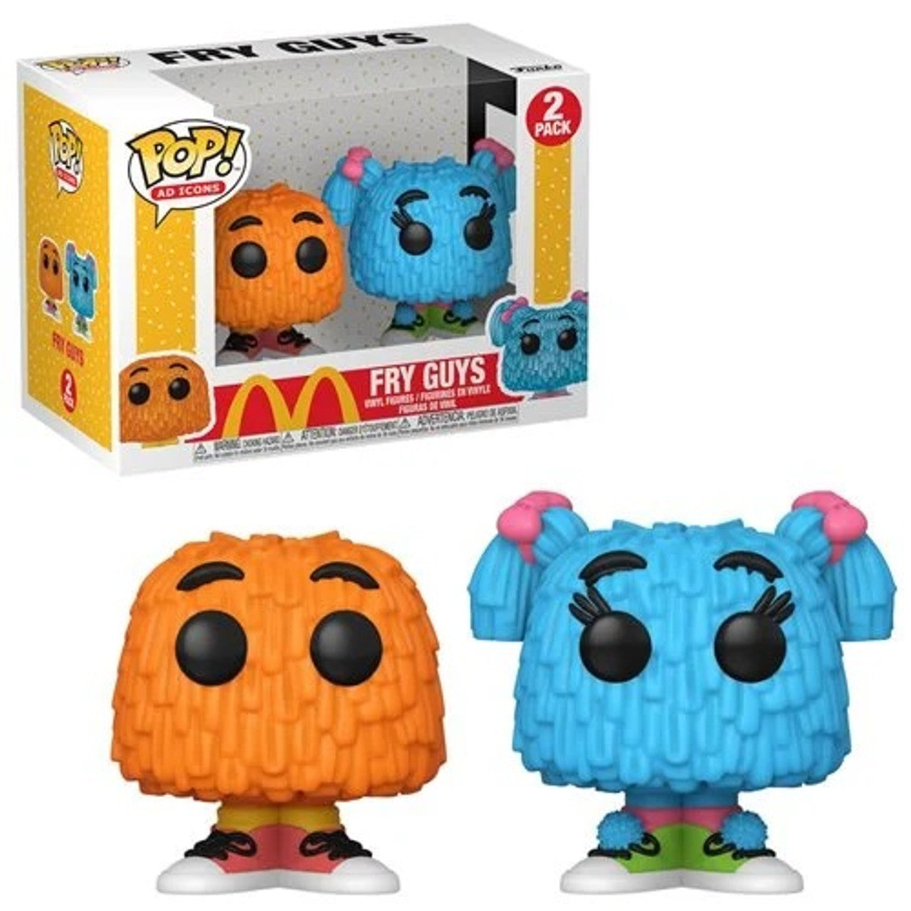 MCDONALD'S: FRY KIDS (ORANGE & BLUE) 2-P - FUNKO POP!