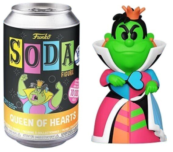 ALICE IN WONDERLAND: QUEEN OF HEARTS (BLACKLIGHT) - FUNKO SODA-EXCLUSIVE