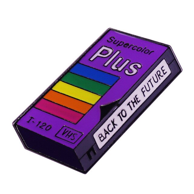 BACK TO THE FUTURE: VHS TAPE (ENAMEL) - PIN