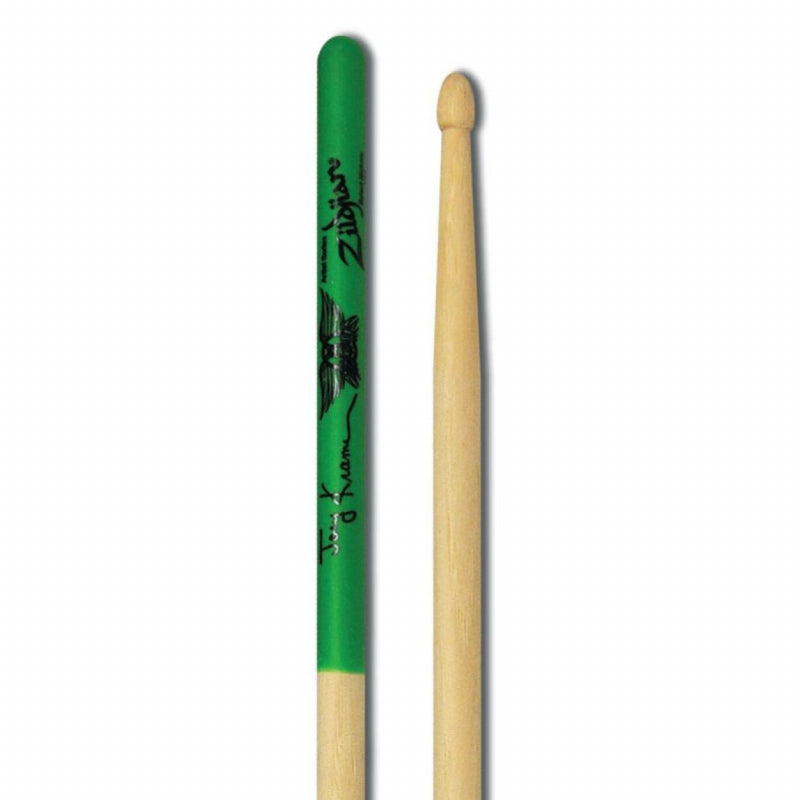 AEROSMITH: JERRY KRAMER (GREEN HANDLE) - ZILDJIAN-DRUM STICKS