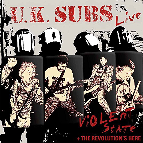 UK SUBS - VIOLENT STATE + REVOLUTION'S HERE (VINYL)